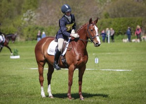 Bonnie Fishburn at Kelsall Hill - dressage pat